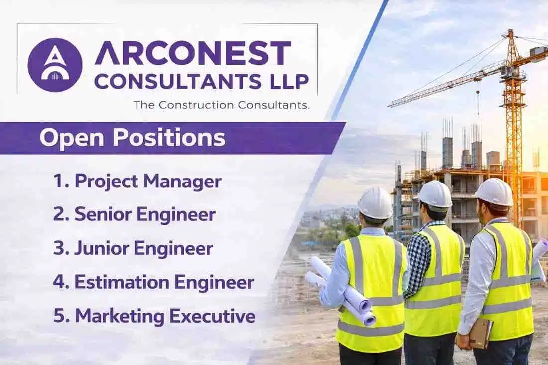 Arconest Consultants Recruitment 2026 | Engineer, Project Manager & Marketing Jobs in Pune
