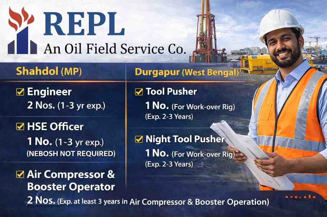 Ratnam Energy Pvt. Ltd. Vacancy 2026 | Location: Durgapur, West Bengal