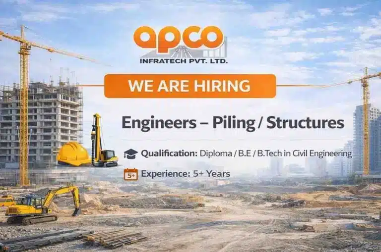 APCO Infratech Recruitment 2026 | Marine & Sea Link Project Jobs in Mumbai | Civil Engineers Hiring