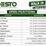 Fidesto Projects Recruitment 2026 | Walk-In Drive for Project Managers, Engineers, Billing, MEP & Safety Professionals