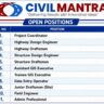 CivilMantra Recruitment 2026 | Highway Design Engineer, Structural Engineer, GIS Executive & Field Engineer Jobs