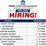 Tata Consulting Engineers Recruitment 2026 | Site Engineers, Planning Engineers, Quality, Safety & Project Head Jobs Pan India