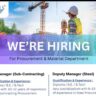 GR Infraprojects Limited Recruitment 2026 | Senior Manager Sub-Contracting & Deputy Manager Steel Procurement Jobs