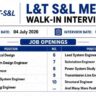 L&T Sargent & Lundy Mega Walk-In Interview 2026 | Mechanical, Electrical, Civil, C&I & Renewable Engineering Jobs