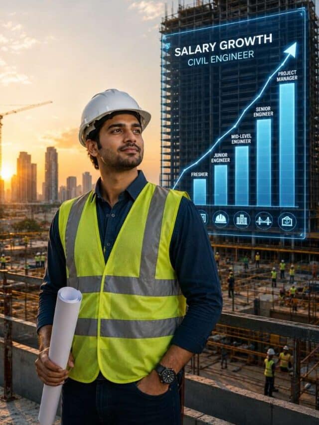 Civil Engineer Salary 2026 (Freshers to Senior Level)
