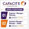 CAPACIT'E Infraprojects Vacancy 2026 | Planning Engineer, Manager & Safety Jobs | High-Rise Building Projects