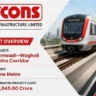 Afcons Infrastructure Emerges as L1 Bidder for Pune Metro Ramwadi–Wagholi Corridor | ₹876.51 Crore Bid