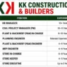 KK Construction & Builders Recruitment 2026: HR Manager, Project Manager, Planning Engineer & Store Jobs