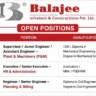 Balajee Infratech & Constructions Recruitment 2026: P&M, HR, Planning & Billing Engineer Jobs