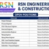 RSN Engineering & Construction Recruitment 2026: Oil & Gas Engineer Jobs for Freshers & Experienced