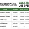 ECR Buildtech Pvt. Ltd. Recruitment 2026 | Civil Engineer, Civil Foreman & Supervisor Jobs for Industrial Solar Project