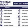 PROMAC Hiring 2026 | For Project Managers, Engineers, QS, Billing Engineers & Document Controllers