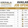Krisala Developers Recruitment 2026 | Quality Engineer, Project Manager, Purchase & Billing Jobs in Pune