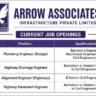Arrow Associates Infrastructure Pvt. Ltd. Recruitment 2026 | Plumbing Engineer, Highway Drainage Engineer, Alignment Engineer & Pavement Engineer Jobs