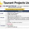Taurant Projects Ltd Recruitment 2026 | Oil & Gas Pipeline, CGD & HDD Project Jobs | PAN India
