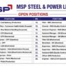 MSP Steel & Power Limited Recruitment 2026 | Engineer, Supervisor, Electrician & Pellet Plant Jobs