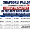 Shapoorji Pallonji UAE Hiring 2026 | Project Director, Construction Director & Project Manager Jobs