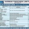 Harman Finochem Recruitment 2026 | Walk-In Interview for Production, Projects, Engineering & EHS Jobs