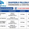 Shapoorji Pallonji Walk-In Interview 2026 | MEP Engineer, Plant & Machinery Engineer, Foreman & Supervisor Jobs