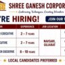 Shree Ganesh Corporation Recruitment 2026 | Interior Tender Executive, Marketing & Electrical Tender Jobs