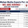 Mohan Mutha Exports Pvt Ltd Recruitment 2026: Project Engineer, MEP Engineer, QA/QC & Structural Engineer Jobs in Chennai
