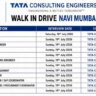Tata Consulting Engineers Recruitment 2026: Walk-In Drive for PMC Engineers | Civil, Mechanical, Electrical & QA/QC Jobs