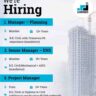 SJ Contracts Recruitment 2026: Planning Manager, Senior Manager EHS & Project Manager Jobs