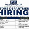 PNC Infratech Recruitment 2026: Store Manager, Store Executive, Store Keeper & Store Assistant Jobs Across India