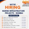 APCO Infratech Jobs 2026 | Marine Infrastructure Project Hiring in Mumbai for Engineers, Supervisors & Safety Professionals