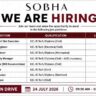Sobha Ltd Walk-In Drive 2026 in Gurugram | Civil, MEP, QA/QC, Safety & Electrical Engineer Jobs