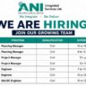 ANI Integrated Services Jobs 2026 | Planning Manager, Project Manager & Civil Engineer Vacancies for High-Rise Projects
