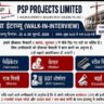 PSP Projects Limited Walk-In Interview 2026 | Precast Factory Jobs for Fabricator, Welder, Steel Fixer & More
