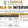 Lodha Walk-in Interview 2026 | MEP Engineer, MEP Supervisor & EHS Officer Jobs in Pune