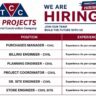TCC Projects Recruitment 2026 | Purchase Manager, Billing Engineer, Planning Engineer & Site Engineer Jobs