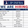 JP Infra Recruitment 2026 | MEP, Civil, Safety & Project Manager Jobs in Mumbai