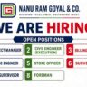 Nanu Ram Goyal & Co Recruitment 2026 | Project Manager, Civil Engineer, Billing Engineer & QA/QC Jobs