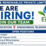 EIE Renewables Recruitment 2026 | QA/QC Engineer, Planning Engineer, Site Engineer & Store Keeper Jobs