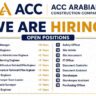 Arabian Construction Company Recruitment 2026 | Safety Manager, Planning Engineer, BIM Engineer & Site Jobs