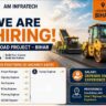 AM Infratech Recruitment 2026 | Road Project Jobs in Bihar | Project Manager, Site Engineer & More