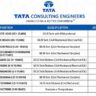 Tata Consulting Engineers Recruitment 2026 | Civil, Mechanical, Electrical, QA/QC, Safety, Planning & Project Management Jobs