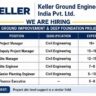 Keller Ground Engineering India Recruitment 2026 | Project Manager, Site Engineer & Planning Engineer Jobs