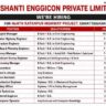 Shanti Enggicon Private Limited Recruitment 2026 | Highway Project Jobs | Project Manager, Highway Engineer, Surveyor & More