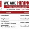 Taurus Contractors Pvt. Ltd. Recruitment 2026 | Piling Engineer, Piling Foreman & P&M Engineer Jobs