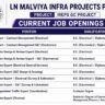 LN Malviya Infra Projects Pvt. Ltd. Hiring Professionals for IREPS GC Project