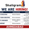 Shaligram Group Recruitment 2026: Sales, Front Desk, Site Engineer & Accountant Jobs in Ahmedabad