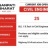 Ganpati Bharat Recruitment 2026 | 25 Civil Engineer Jobs for National Highway EPC Project