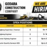 Godara Construction Company Recruitment 2026 – Highway Engineer, Supervisor & Junior QS Jobs in Maharashtra