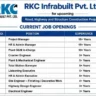 RKC Infrabuilt Jobs 2026 – Project Manager, Highway Engineer, Surveyor & Plant Jobs in Gujarat & Maharashtra