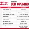 Knight Frank India Jobs 2026 – Project Manager, Civil, MEP, Quality & Safety Vacancies
