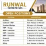 Runwal Enterprises Recruitment 2026 – Architecture, MEP, Structural Design, Accounts & Billing Jobs in Mumbai